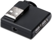 Digitus DA-70217 USB 2.0 HUB (4 port) Fekete