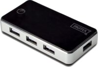 Digitus DA-70222 USB 2.0 HUB (7 port) Fekete
