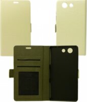 Cellect Huawei Y6 II Compact/Y5 II Flip tok irattartóval - Fehér