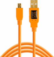 Tether Tools CU5451 TetherPro USB 2.0 - mini USB 2.0 kábel 4.6m - Narancs