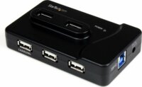 StarTech ST7320USBC USB 3.0/2.0 HUB (6 port) Fekete