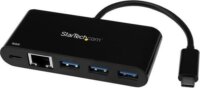 StarTech HB30C3AGEPD USB 3.0 HUB (3 port) Fekete