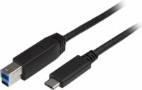 Startech USB315CB2M USB-C - USB-B (apa - apa) kábel 2m - Fekete