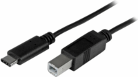 Startech USB2CB2M USB-C - USB-B (apa - apa) kábel 2m - Fekete