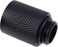 Alphacool Csatlakozó - Eiszapfen Hosszabbító G1/4 20mm Deep Black (10mm hossz; 1x 1/4" külső + 1x 1/4" belső menet)