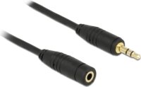 Delock 83762 3.5 mm Jack (apa - anya) kábel 0.5m - Fekete