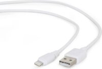 Gembird CC-USB2-AMLM-2M-W USB adat- és töltő- lightning kábel 2m Fehér