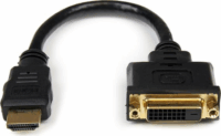 Startech HDDVIMF8IN HDMI apa - DVI-D anya adapter - Fekete