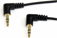 Startech MU3MMS2RA 3.5mm Jack 90° (apa - apa) kábel 0.9m - Fekete