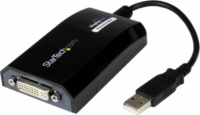 Startech USB2DVIPRO2 USB 2.0 A apa - DVI anya adapter - Fekete