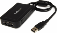 Startech USB 2.0 A apa - VGA anya adapter - Fekete