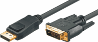 M-CAB 7003471 DisplayPort - DVI (apa - apa) kábel 1m - Fekete