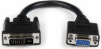 Startech DVI-I apa - VGA anya adapter - Fekete