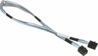 Supermicro CBL-SAST-0532 Mini SAS (anya - anya) kábel 0.5m - Kék