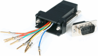 Startech GC98MF DB9 apa - RJ45 anya moduláris adapter - Fekete