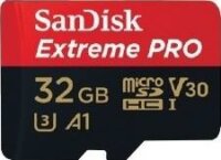 Sandisk 32GB Extreme Pro microSDHC UHS-I U3 memóriakártya + Adapter