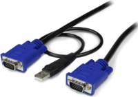 Startech SVECONUS10 VGA + VGA + USB-A (apa - apa) kábel 3m - Fekete