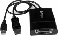 Startech DisplayPort + USB-A apa - DVI-D anya aktív adapter - Fekete