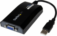 Startech USB-A apa - VGA anya adapter - Fekete