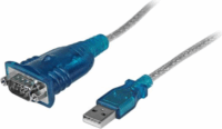 Startech ICUSB232V2 USB-A 2.0 - DB-9 (apa - apa) kábel 0.43m - Kék/Szürke