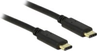 Delock 83332 USB-C 2.0 (apa - apa) kábel 2m - Fekete