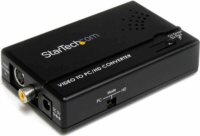 Startech VGA - S-Video + RCA (anya - anya) adapter - Fekete