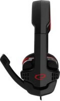 Esperanza Raven Gaming Headset - Fekete/Piros