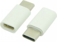 Cellect ADAPTER MicroUSB-A anya - USB-C apa Adapter - Fehér