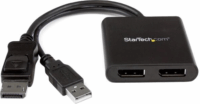Startech DisplayPort apa - 2x DisplayPort anya adapter - Fekete