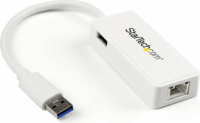 Startech USB31000SPTW USB-A 3.0 apa - RJ45 anya hálózati adapter - Fehér