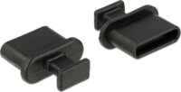 Delock 64013 Porvédő USB-C - Fekete (10db/csomag)