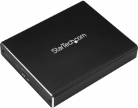 Startech SM22BU31C3R 2x M.2 USB 3.1 Külső SSD ház - Fekete