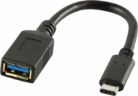 LogiLink CU0098 USB 3.1 Type-C -> Type-A adapter - Fekete