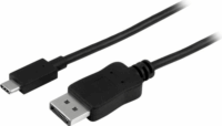 Startech CDP2DPMM1MB USB-C - DisplayPort (apa - apa) kábel 1m - Fekete