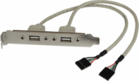 Startech USBPLATE 2x USB-A - 2x IDC (anya - anya) adapter
