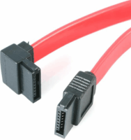 Startech SATA12LA1 SATA - SATA 90° (anya - anya) kábel 0.3m - Piros