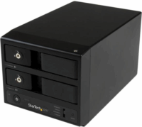 Startech S352BU33RER 2x 3.5" USB 3.0 Külső HDD ház Fekete