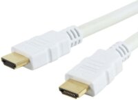 Techly HDMI-HDMI M/M 1.4 Ethernet 3D 4K monitor kábel Fehér