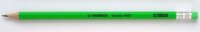 Stabilo Swano Neon Zöld hatszögletű "HB" Grafitceruza radírral