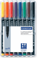 Staedtler Lumocolor 317 M 1mm Alkoholos marker készlet - 8 különböző szín
