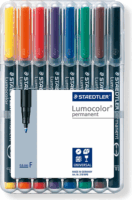 Staedtler Lumocolor 318 F 0.6 mm Alkoholos marker készlet - 8 különböző szín