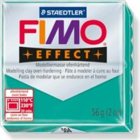Staedtler FIMO Effect Égethető gyurma 56g - Áttetsző zöld