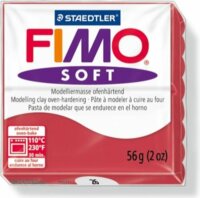 Staedtler FIMO Soft Égethető gyurma 56g - Meggy piros