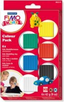 Staedtler FIMO Kids Color Pack Égethető gyurma szett 6x42g - 6 alapszín