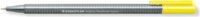 Staedtler Triplus 0.3 mm Tűfilc -Neonsárga