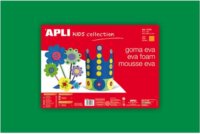 Apli Eva Sheets Moosgumi 400x600mm kreatív gumilap - Zöld (5 db / csomag)