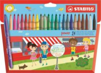Stabilo Power 2mm Filctoll készlet 24 szín