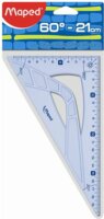 Maped Graphic Műanyag 60°-os háromszög vonalzó - 21 cm