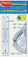 Maped Start Műanyag mini vonalzókészlet (4 db / csomag)