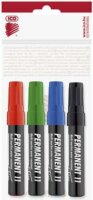 ICO Permanent 11 1-3mm Alkoholos marker készlet 4 szín